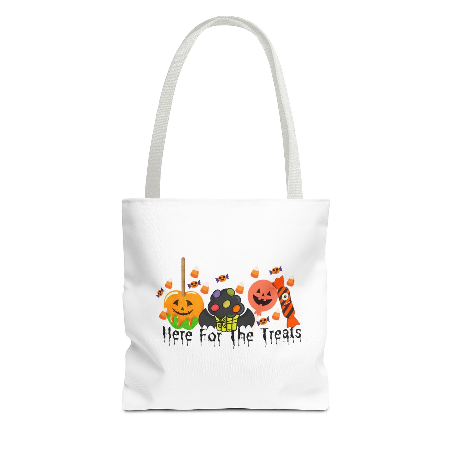 Here For The Treats Halloween Tote Bag (AOP)