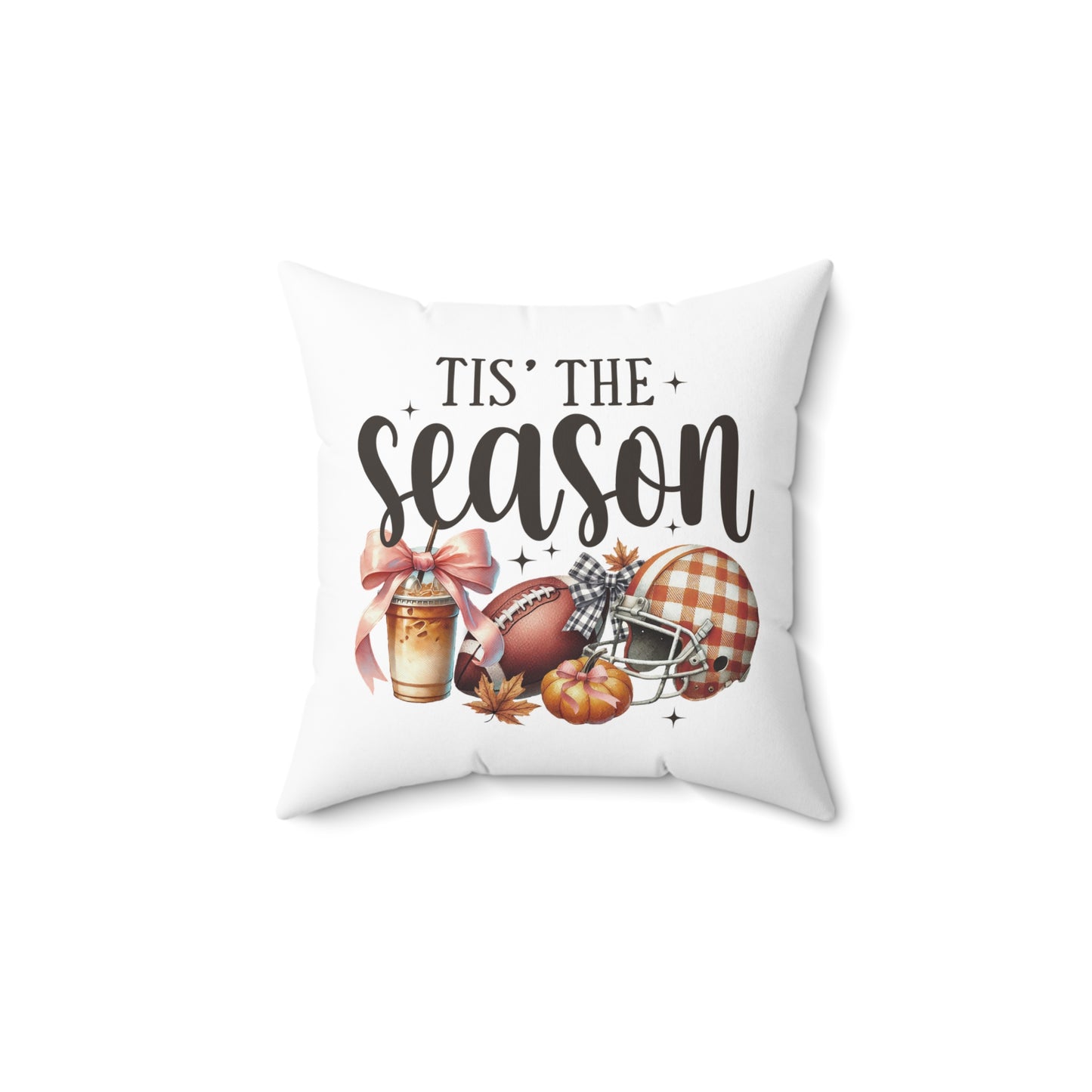 Tis the Season Spun Polyester Square Pillow