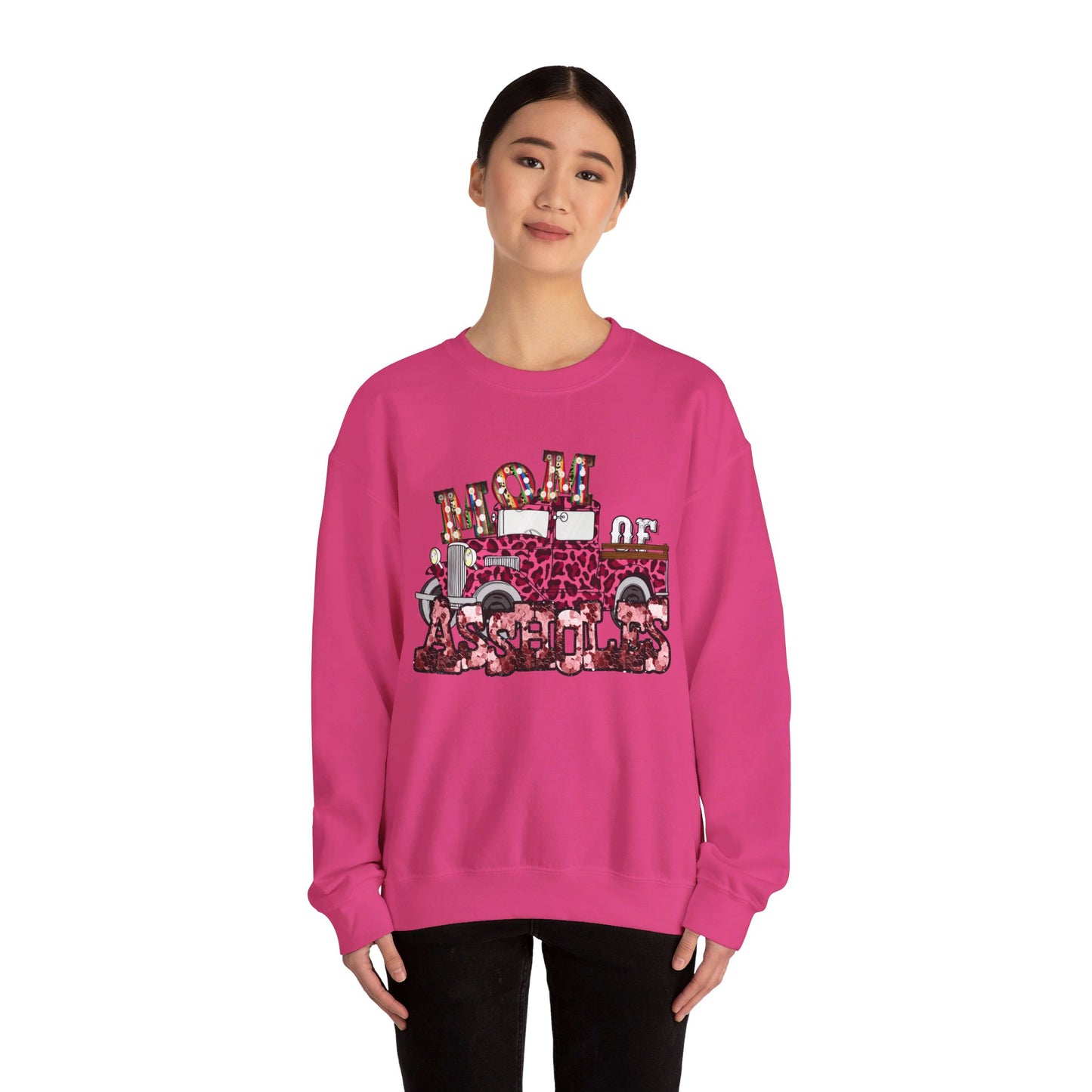 Mom of A$$holes Unisex Heavy Blend™ Crewneck Sweatshirt