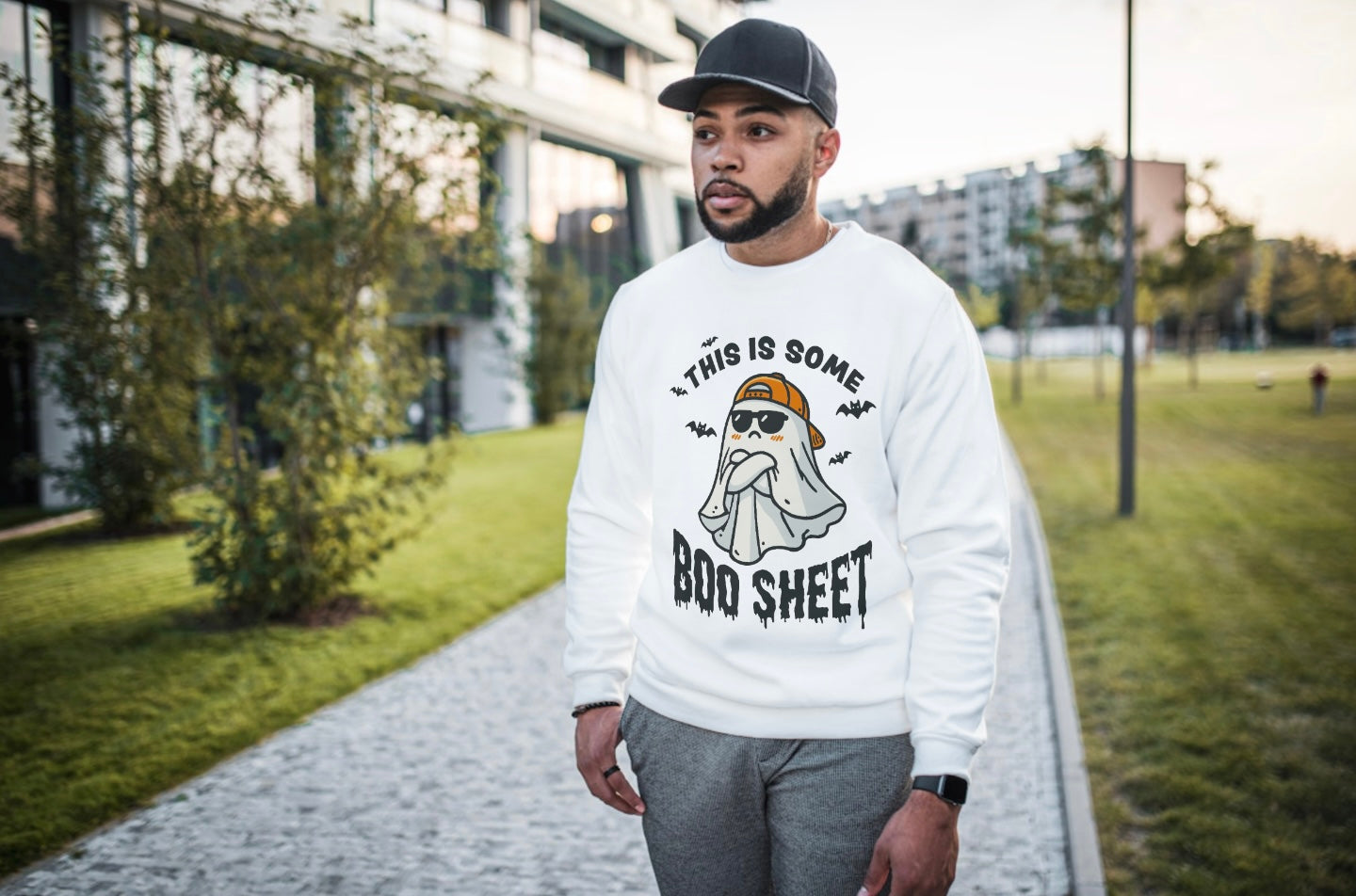 This is some boo sheet Unisex Heavy Blend™ Crewneck Sweatshirt