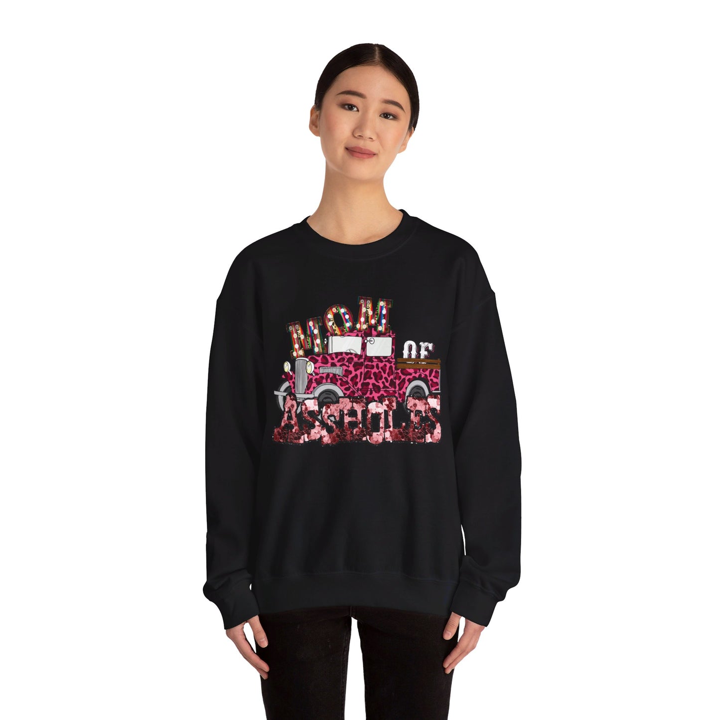 Mom of A$$holes Unisex Heavy Blend™ Crewneck Sweatshirt