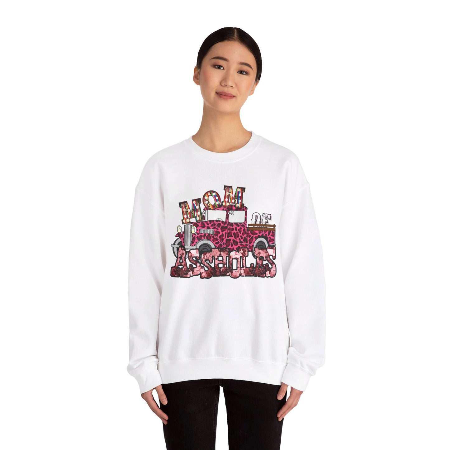 Mom of A$$holes Unisex Heavy Blend™ Crewneck Sweatshirt