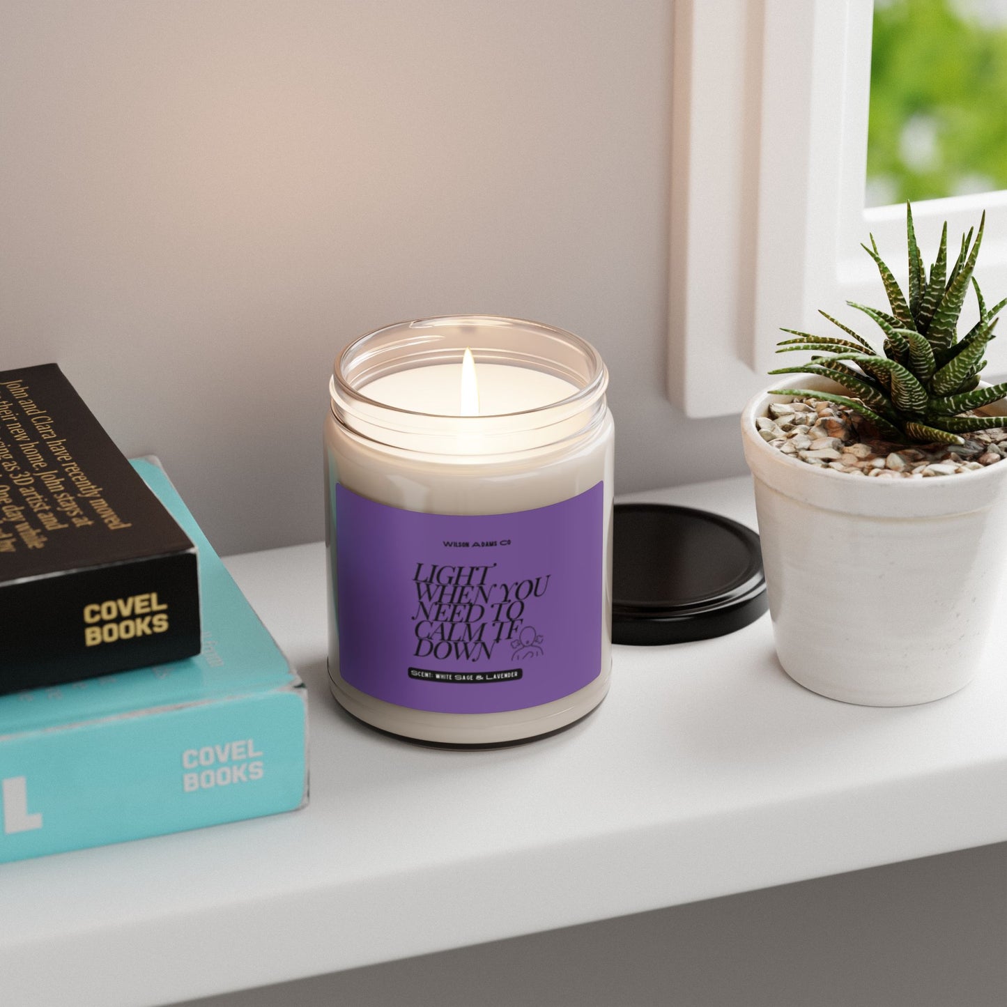 Light When You Need To Calm TF Down Scented Soy Candle, 9oz