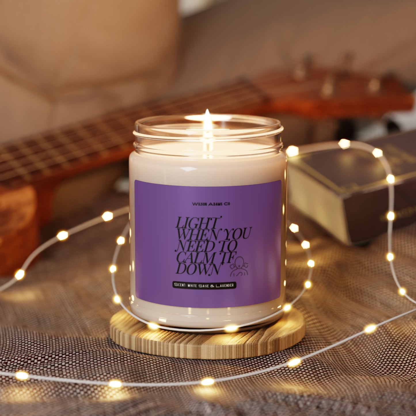 Light When You Need To Calm TF Down Scented Soy Candle, 9oz
